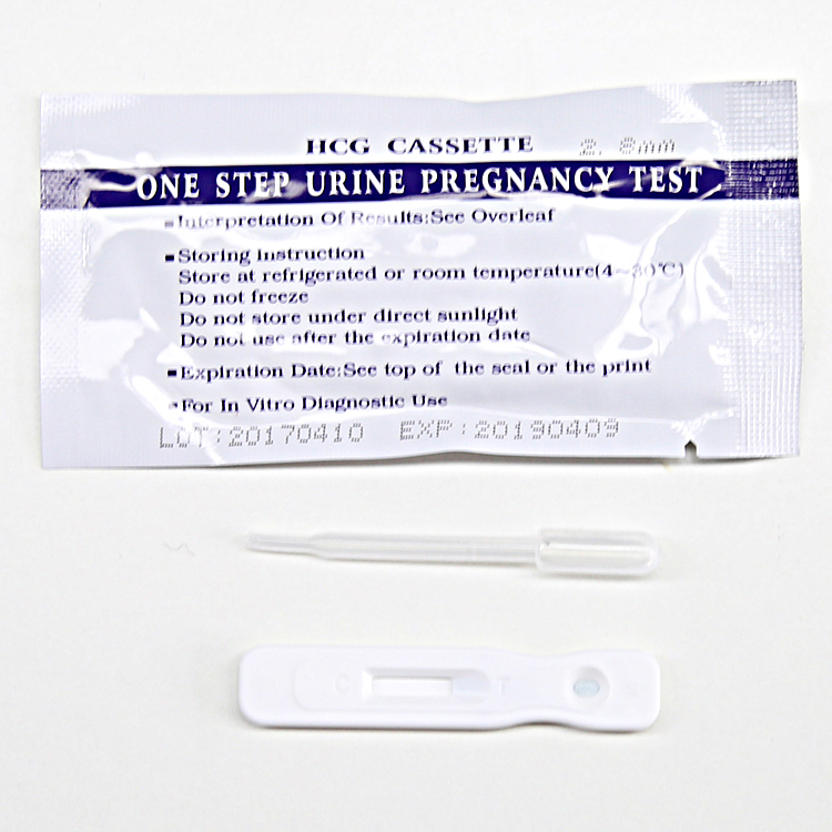 CE and FDA Approved 2.8mm Good Quality Cheap HCG One Step Pregnancy Test Device